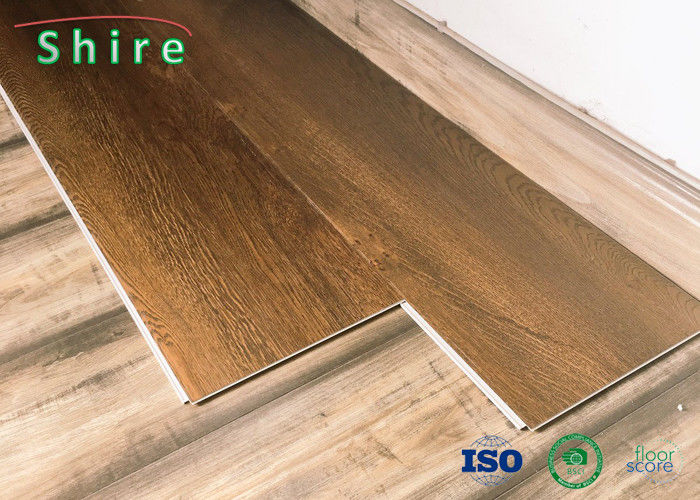 Fireproof SPC Rigid Core Vinyl Plank Flooring Excellent Wear Resistance