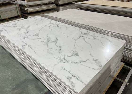 Best Decorative 3.0mm 2.8mm 2.5mm PVC Marble Sheet Acrylic Wall Panel UV Panel