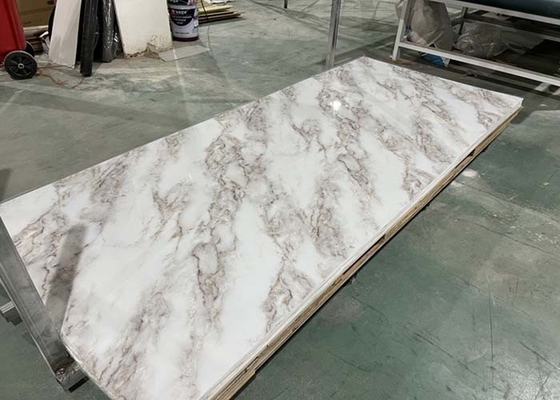 Best Decorative 3.0mm 2.8mm 2.5mm PVC Marble Sheet Acrylic Wall Panel UV Panel