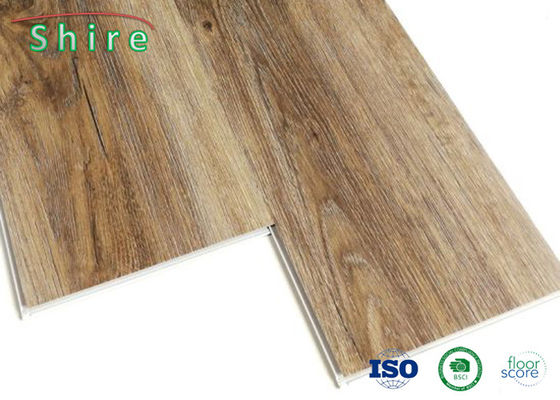 SPC Click Lock Vinyl Flooring , Waterproof Vinyl Flooring 1.5MM IXPE Underlayment