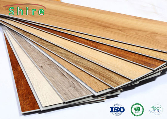 Eco Friendly SPC Flooring Uv Coated Surface Treatment 100% Formaldehyde Free