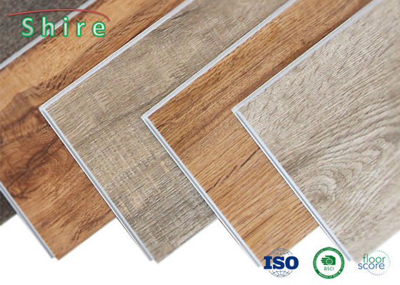 Indoor SPC Flooring Vinyl Laminate Plank Flooring With Customrized Decoration Layer