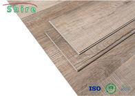 Residential SPC Rigid Vinyl Plank Flooring 4.5mm Fire Retardant For Badminton Plastic Sheet