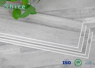 SPC Wood Grain Vinyl Flooring , Interlock Click Lock Vinyl Flooring Anti Dent Scratche