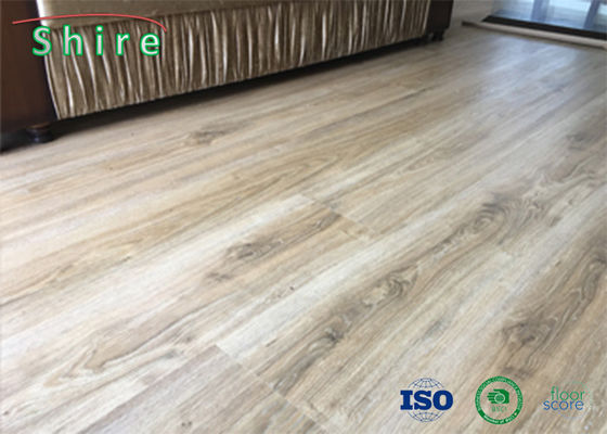 100% Virgin Material SPC Vinyl  Flooring Fireproof Click System UV Coating SPC Plank