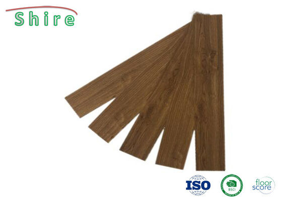 Easy Installation Click Luxury Vinyl Tile Flooring 4MM Wood Color UV Coating Surface