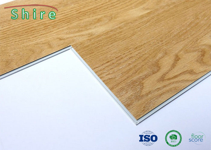 Uv Coated SPC Vinyl Plank Flooring Wood Grain Pattern With Wear Resistant