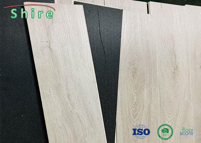 Embossed Surface Wooden Grain Spc Vinyl  Flooring For Indoor Installation