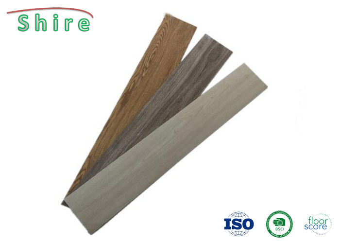 Scratch Resistant Industrial Luxury Vinyl Tile Flooring Wood Look Click Lock