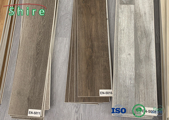 Back Layer Embossed SPC Flooring With 1.0/1.5mm IPEX Soundproof Plank