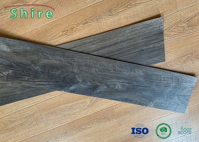 PVC Glue Down Luxury Vinyl Tile Long Lasting Non - Slip With UV Coating Indoor Use