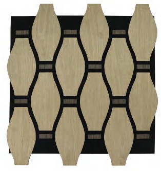 Art3d 2 Wood Slat Acoustic Panels for Wall and Ceiling - 3D Fluted Sound Absorbing Panel with Wood Finish - Walnut